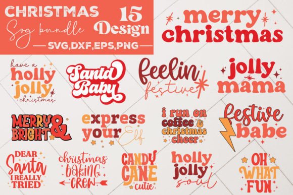 Christmas SVG Bundle, Retro Christmas: A Designer’s Real-World Review for Embroidery Use
