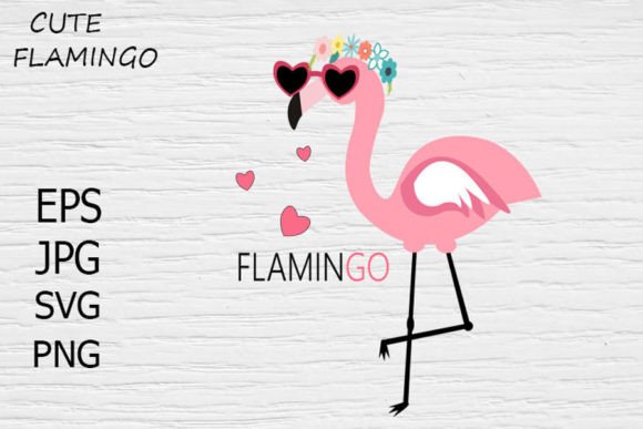 Cute Girl Flamingo Svg, Cute Flamingo Sv