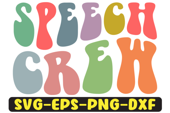 Groovy Retro Vibes: A Designer’s Take on Speech Crew’s Retro Svg Design