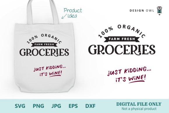 Organic Groceries Tote Bag SVG Review