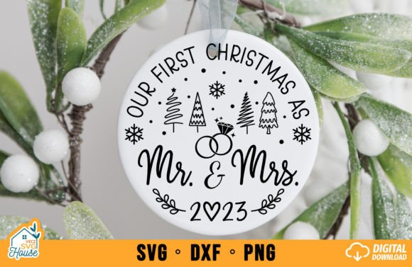 Our First Christmas Mr and Mrs SVG Review for Real Embroidery Projects
